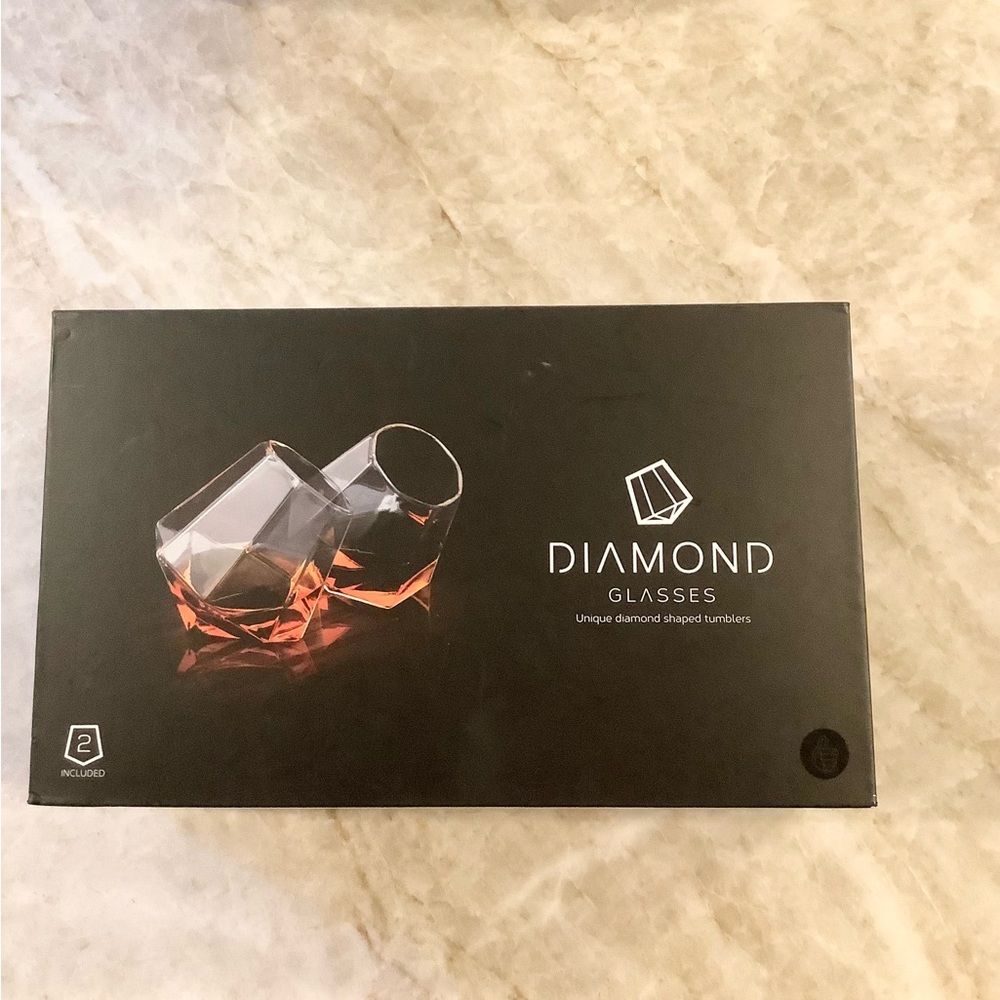 Thumbs Up - Unique Diamond shaped Bourbon Glasses